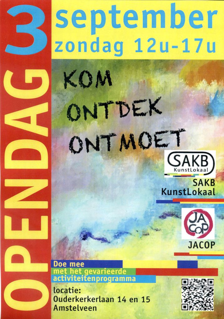 Open Dag SAKB KunstLokaal cursusjaar 2023-2024