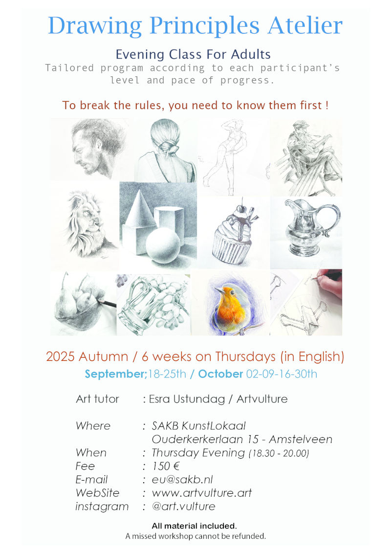 Drawing Principles Atelier for adults