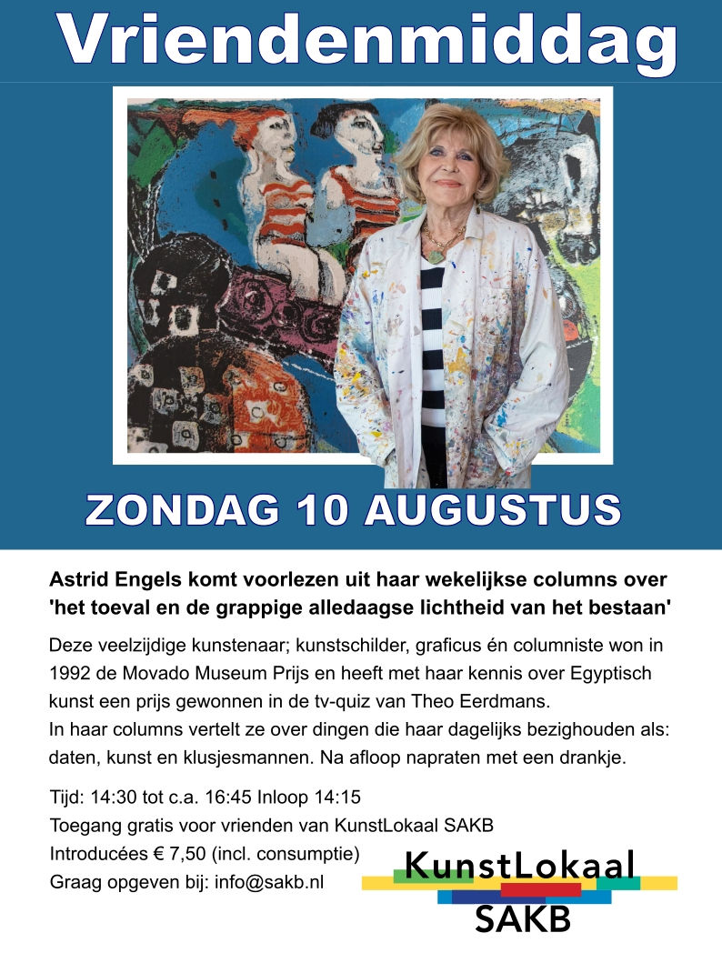 Vriendenmiddag 10 augustus 2025