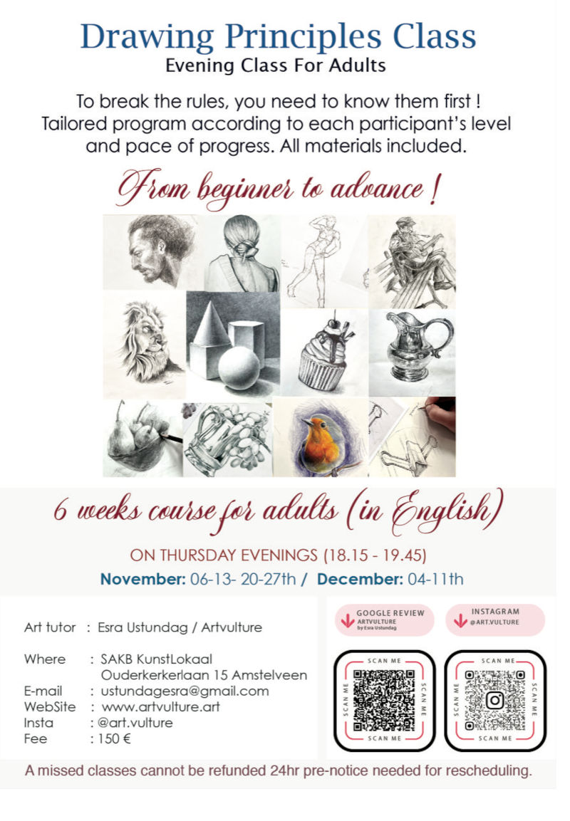 Drawing Principles Atelier for adults