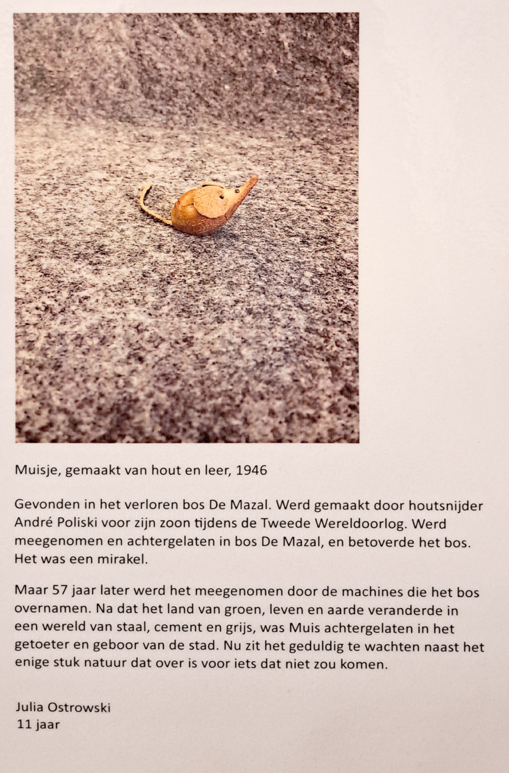 Expositie Kinder- en Jeugdgroepen “Gevonden materiaal”
