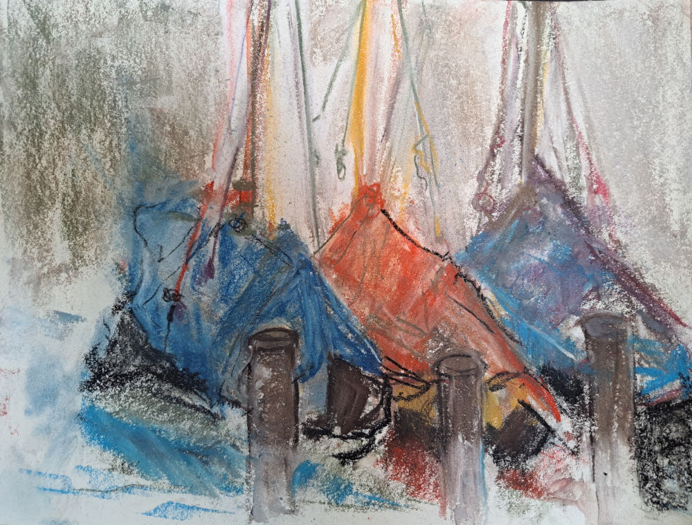 Workshops Tekenen en schilderen in de haven