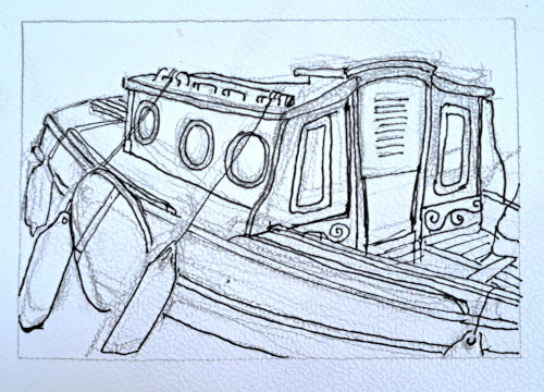 Workshops Tekenen en schilderen in de haven