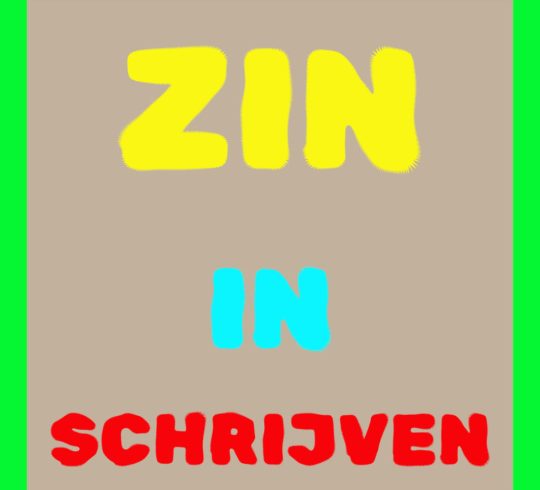 Zin in schrijven