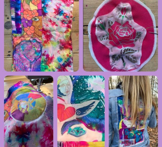 Workshop Painted Silk Patchwork