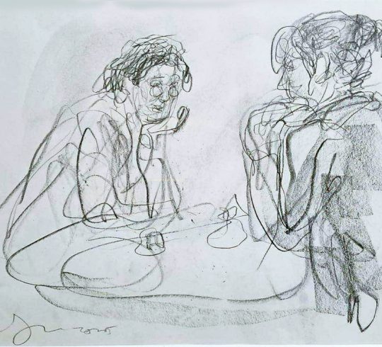 Workshop Café tekenen (urban sketching)