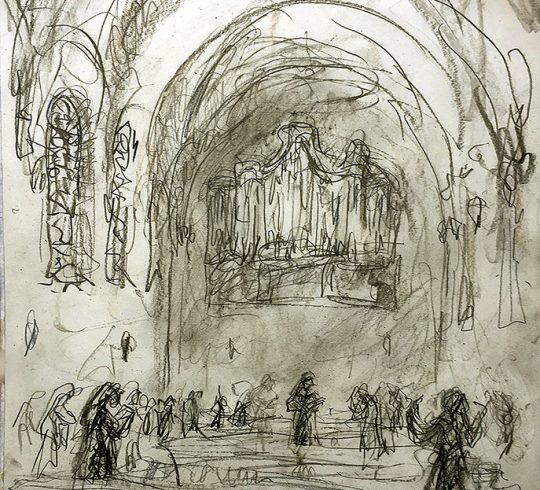 Workshop Kerkinterieur tekenen