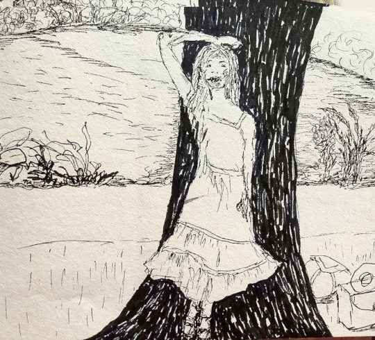 Workshop Model in het park tekenen