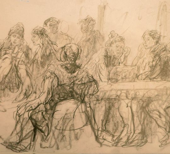 Workshop Café tekenen (urban sketching)