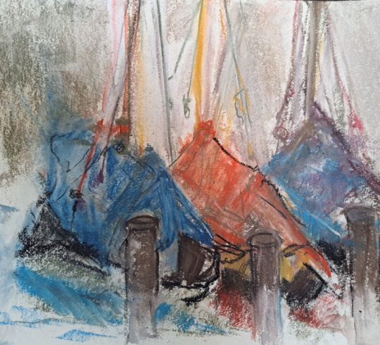 Workshops Tekenen en schilderen in de haven