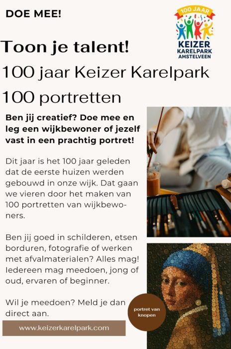 Project 100 jaar Keizer Karelpark