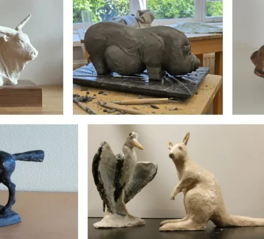 Workshop ARTIS van Schetsontwerp tot Dierplastiek